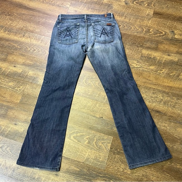 7 For All Mankind Denim - 7 for All Mankind  'A' Pocket Bootcut Jeans Women's Size 32 Flare Stretch Denim